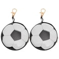 thumbnail image 1 of MasteelfCA 2pcs Tinplate Ball Pattern Coin Purse Keys Case Earphone Storage Box Mini Wallet, 1 of 7