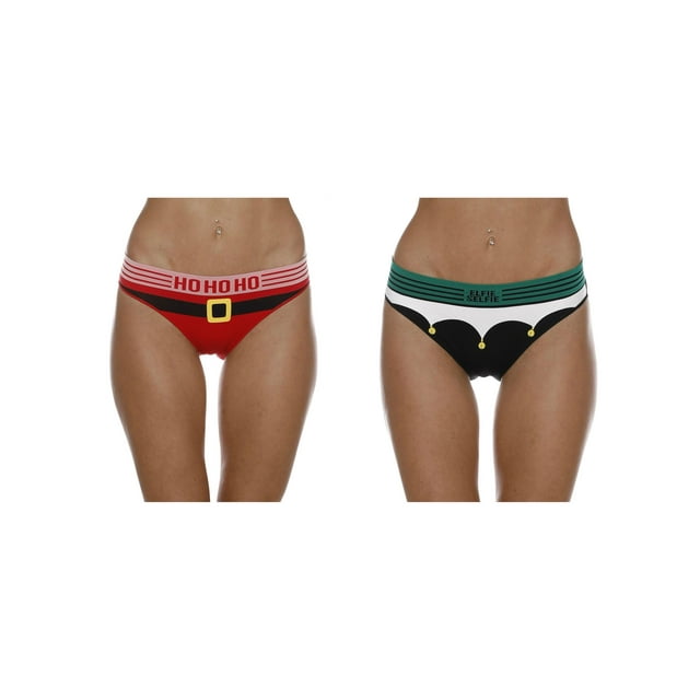 Secret Santa Culottes Hipster pour Femmes 2 Pk sous-Vêtements de Vacances