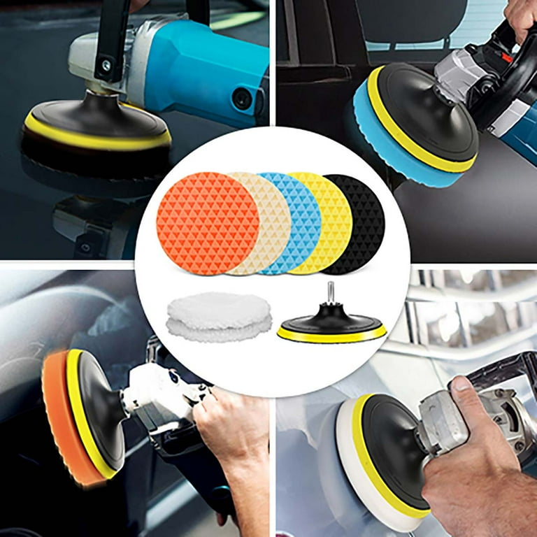 Sudopru car buffers and polishers kit for drill, 14pcs drill polishing  wheel foam ball buffing pads sponge ball for automotive car wh