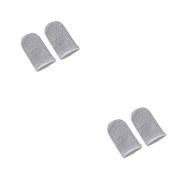 Matsuzay 2 piezas a prueba de sudor, antideslizantes, fundas para juegos con punta de los dedos, juego de pantalla táctil, operación suave, No.04 2Conjunto