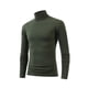 thumbnail image 3 of pstuiky Camisas casuales de manga larga para hombre, Camiseta de invierno para hombre, color liso, cuello medio alto, manga larga y cuello redondo. camisetas de hombre xxl, 3 of 4
