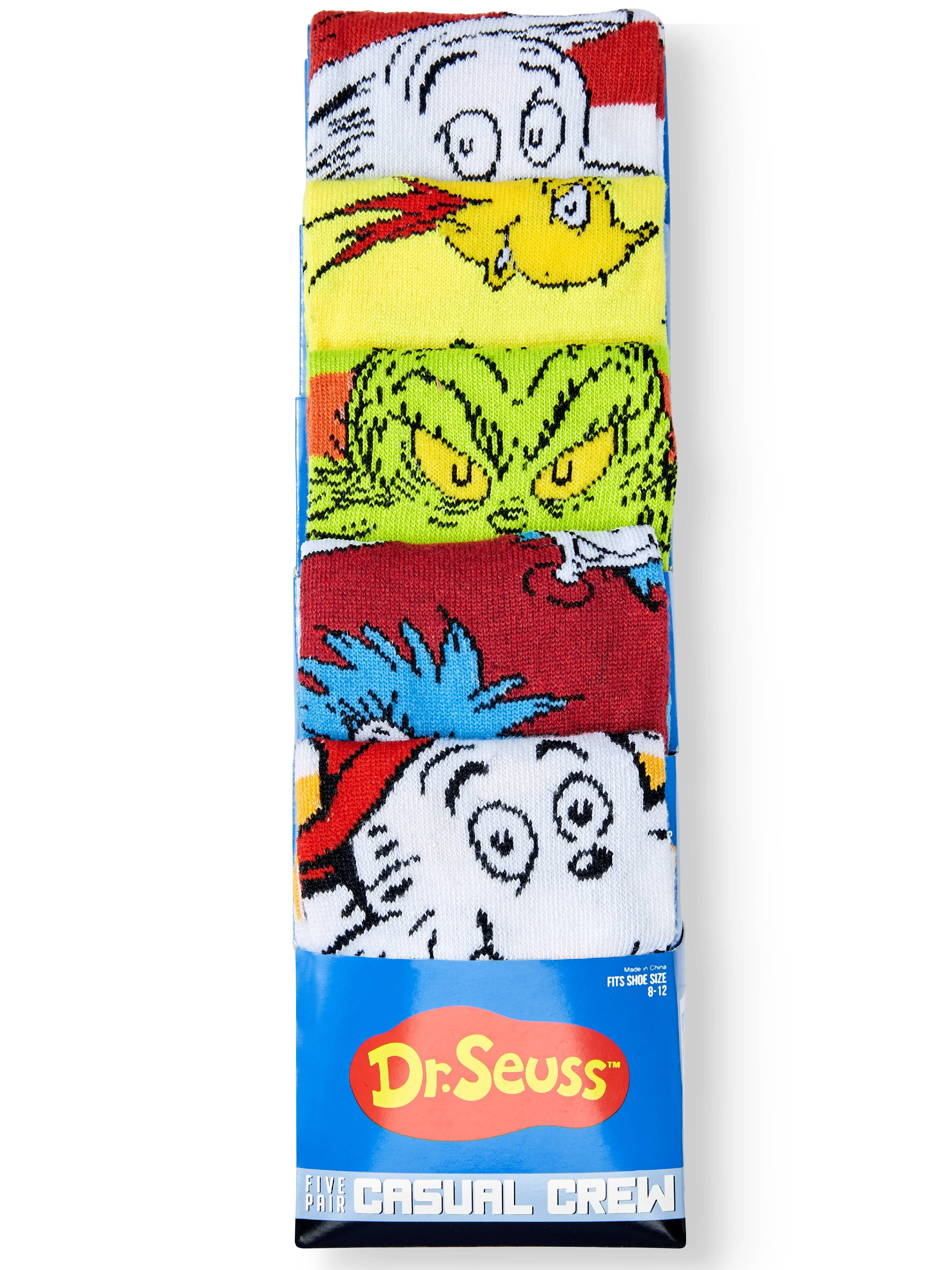 Men's Dr. Seuss 5-Pack Socks