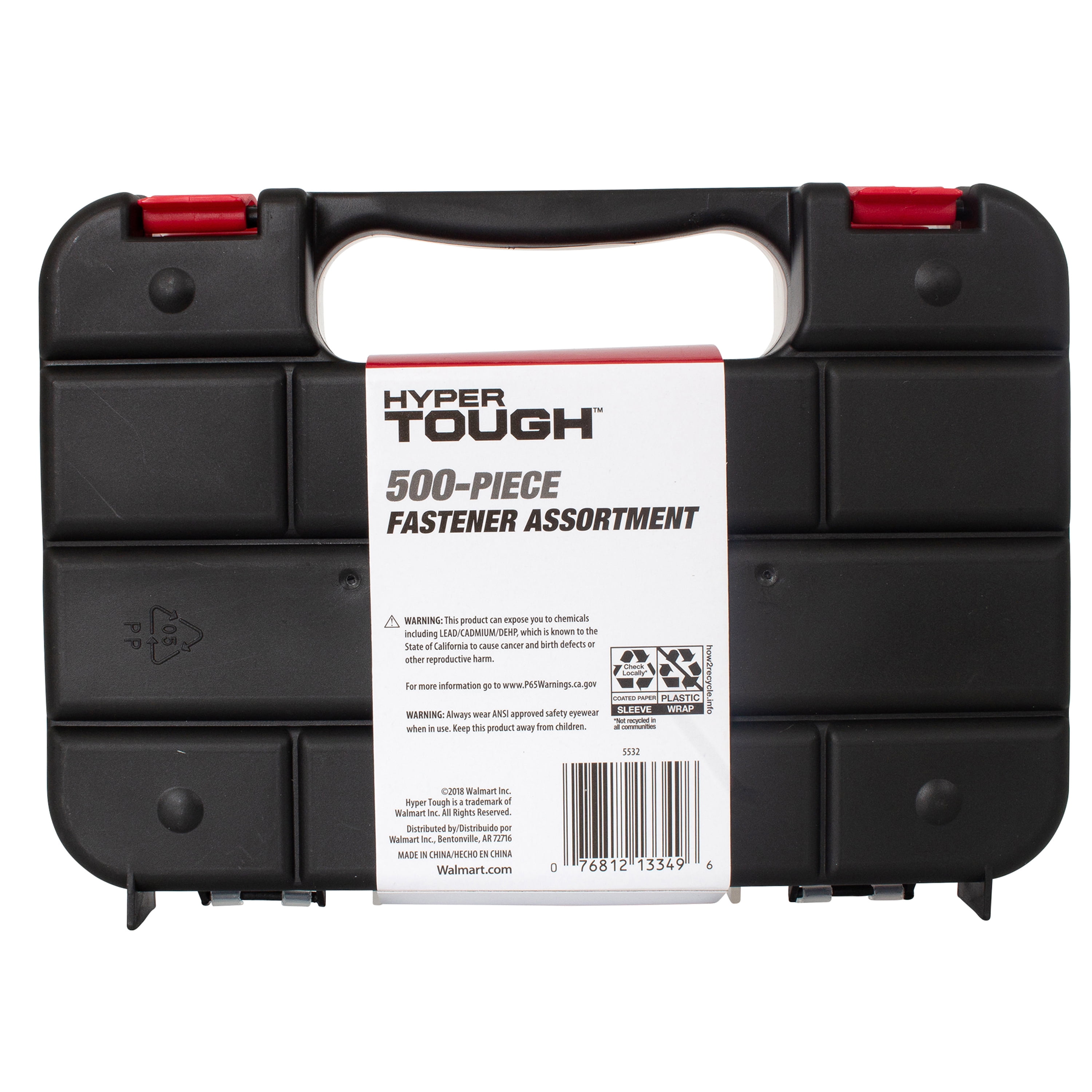 【1984】HSM 2.3.5.6.9.12.14 セット Hyper Tough 500-Piece Zinc Plated Steel Screw and Anchor Fastener