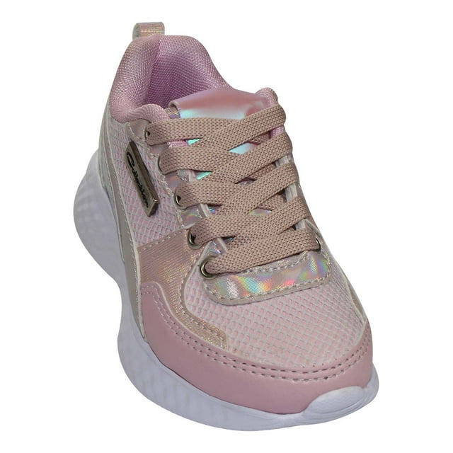 TENIS CASUAL LEON NIÑA ROSA TEXTIL 419 LEON 419p