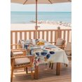 thumbnail image 2 of Outdoor Table Cloth with Umbrella Hole and Zipper, Colorful Spring Floral Waterproof Rectangle Tablecloth 60"x102", Elegant Summer Botanical Rustic Washable Table Cover for Outside Party Patio Picnic, 2 of 8