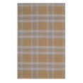 thumbnail image 1 of Gold/Blue Plaid Hand-tufted Wool Rug, 1 of 4