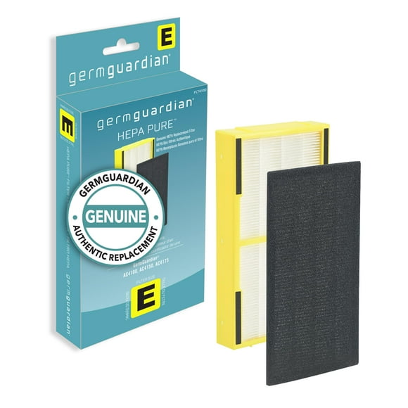 Filtro de repuesto para purificador de aire GermGuardian FLT4100 True HEPA E para AC4100, AC4150P, AC4150BL