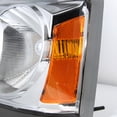 thumbnail image 5 of AKKON - For 2005-2007 Dodge Dakota OE Replacement Chrome Bezel Headlights Driver/Passenger Head Lamps Pair New, 5 of 6