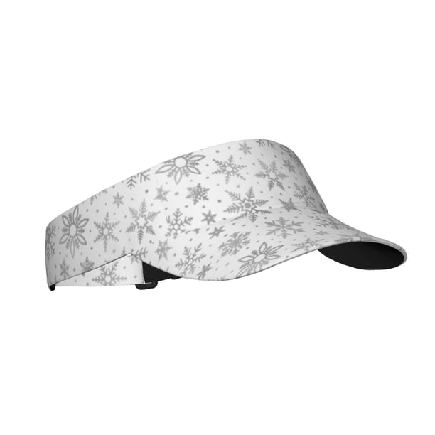 Balery Snowflake Minimalist Gorra deportiva con visera ajustable para mujer y hombre (talla única)