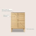 thumbnail image 4 of JONATHAN Y Calandre 24 in. W x 18 in. D x 33 in. H, Thin Linear Slat 2-Shelf, Bath Vanity Cabinet ONLY, Oak, VAN1005A, 4 of 7