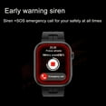 thumbnail image 4 of ¡Descuento Extra!, Reloj inteligente Bluetooth Habla Distancia de pasos Asistente de voz Pulsera inteligente Reloj deportivo Akmoler, 4 of 7