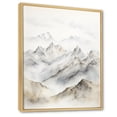 thumbnail image 2 of Designart "Tranquil Mountain Majesty IV" Landscape Mountains Floater Framed Canvas Prints, 2 of 5