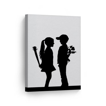 Life Is Short Banksy Canvas Or Print Wall Art Walmart Com