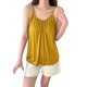 thumbnail image 1 of Playeras,Blusas y Tops,Ropa para Mujer Mujeres Negro Tank Top Camiseta sin mangas con tirantes de cuello redondo para mujer (Yellow, XXL), 1 of 5