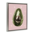 thumbnail image 3 of Stupell Industries Luminous Disco Avocado Food & Beverage Painting Gray Floater Framed Canvas Art Print Wall Art, 17 x 21, 3 of 9