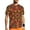 3, variant on T Shirt For Men Retro Tribal Gym Ethnic Floral Print Popular Men Street Style Tee Shirt Summer Short