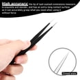 thumbnail image 4 of 6-Piece Lash Eyelash Extension Tweezer Set - Stainless Steel, Straight & Curved Tip Tools for Women Eyelash Extensions (Black, Blue), 4 of 7