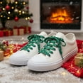 thumbnail image 4 of Lunxisen 8 pcs Christmas Themed Printed Flat Printed Shoelaces,Shoe Laces for Sneakers, Designer Fun Shoestring, 4 of 9