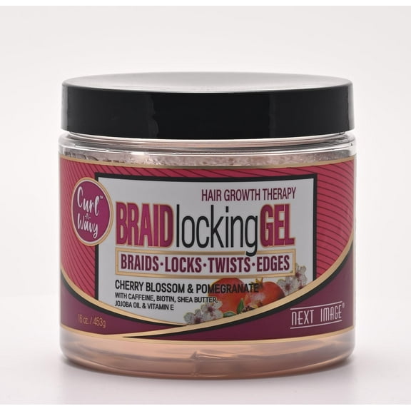 NEXT IMAGE - Braid Locking Gel [Cherry Blossom & Pomegranate] 16 oz