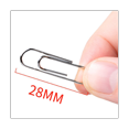 thumbnail image 2 of Nickel-Plated Paper Clip Back-Type Buckle Back-Line Needle Clip File Paper Office Supply Paper Clip, 2 of 10