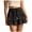 Black, variant on Skirts for Women,Ruffled Tiered Pleated Mini High Waist Skorts (White, M)