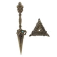 thumbnail image 6 of Tibetan Buddhist Dorje Vajra Phurba Vajrakilaya Amulet Ornaments - Antique Handmade Nepal Buddhism Items, 6 of 6