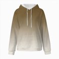 thumbnail image 5 of TOWED22 Sweatshirts for Teen Girls Trendy Long Sleeve Gradient Oversized Hoodie with Kangaroo Pocket Pullover Clothes,Khaki,8-9 Y, 5 of 6