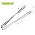 thumbnail image 3 of Stainless Steel Ice Tong Comfortable Grip Serving Tong Multifunctional Tong for Kitchen Bar Party, 3 of 8