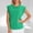 *Green, variant on ClodeEU Cap Sleeve Tops for Women,Casual Tank Loose Fit ,Exercise Tee with Cap Sleeve Coffee,Womens Plus L