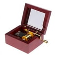 thumbnail image 2 of Miniature Wood Hand Cranked Music Box Plays Love Gift, 2 of 6