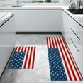 thumbnail image 3 of Kitchen Mats for Floor, 4th of July Strip and Star American Flag Memorial Day Independence Day Kitchen Rugs, Kitchen Organization Anti-Fatigue Kitchen Mat, Kitchen Decor Runner Rug Standing Desk Mats, 3 of 6