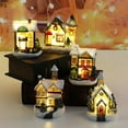 Christmas Village Sets Led Lighted Christmas Village Houses with