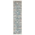 thumbnail image 2 of SAFAVIEH Victoria Michayla Floral Bordered Runner, 2'2" x 6', Blue/Ivory, 2 of 7