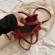 thumbnail image 2 of Bolso Hombro Lindo para Mujer Con Cierre Y Lazo Axila Femenino (S) Rojo, 2 of 6