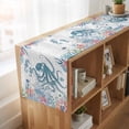 thumbnail image 6 of Table Runners 72 Inches Long Dress Scarves, Coastal Octopus Farmhouse Kitchen/Dining Table Runner, Coffee Tablerunners, Summer Beach Nautical Ocean Coral Seahorse 18x72 Inch, 6 of 9