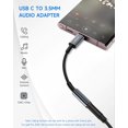 thumbnail image 2 of Adaptador USB C a conector de auriculares hembra de 3,5 mm, paquete de 2 unidades LERTOSEN, 2 of 7