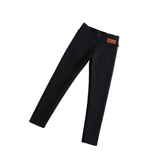 Women's Casual Fleece Lined Warm Leggings Thicken Pants Pants Velvet Elastic Leggings Winter Warm S