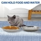 thumbnail image 3 of Tazones de acero inoxidable para comida de gatos kathson Alivio para Bigotes 8 pzas, 3 of 7