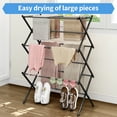 thumbnail image 5 of KK KINGRACK Clothes Drying Rack, Expandable & Collapsible Steel Laundry Drying Racks, Black, 5 of 8