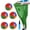 Green, variant on Granny Pants Yard Game, Granny Pants Outdoor Game with Bouncy Balls, Granny Pant Party Rush! - The Ultimate Backyard Party Games! Team Relay Family Reunion Field Games Set