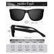 thumbnail image 4 of Gafas de sol KALIYADI polarizadas UV400 retro, 3 paquetes (negro y azul), 4 of 6