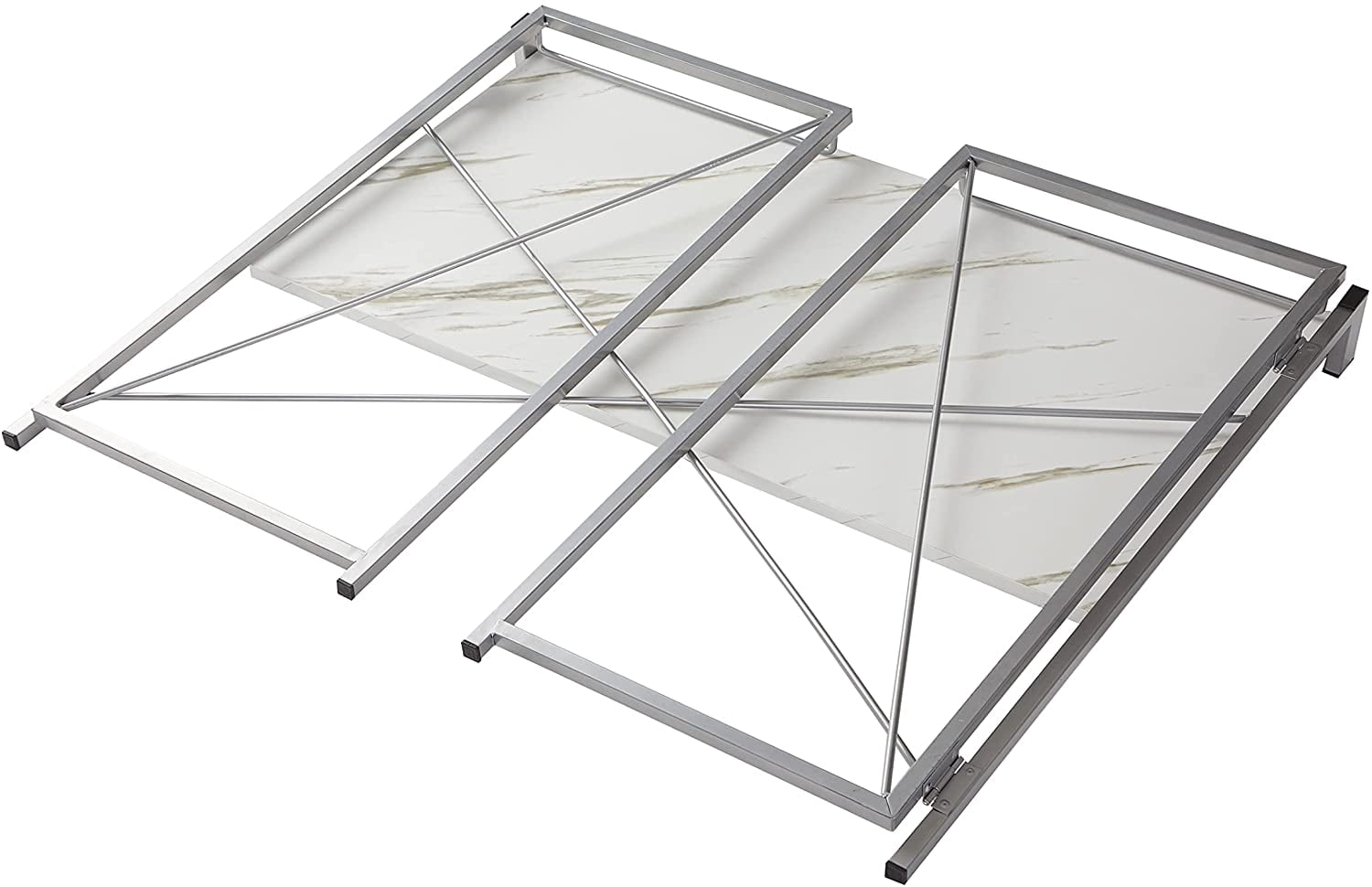 Urban Shop Collapsible Desk, Dark Grey