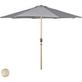 thumbnail image 2 of Sombrilla Tipo Madera Jardin Exterior 2.63m Playa Terraza, 2 of 5