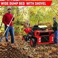 thumbnail image 3 of EastVita Ride on Dump Truck,12V Ride on Construction Vehicle with Remote Control,Electric Dump Bed,Shovel,Ride on Car Toy with Music Player, High and Four-Wheel Shock Absorption red, 3 of 7