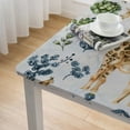 thumbnail image 5 of Acheng Giraffe Pattern Square Tablecloth Washable for Home Kitchen Outdoor Decoration 100% Polyester Fiber 46*46, 5 of 8