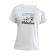 thumbnail image 4 of Tops de manga corta con hombros descubiertos para mujer, novedad, ropa deportiva para niñas, verano cómodo Blanco, 4 of 8