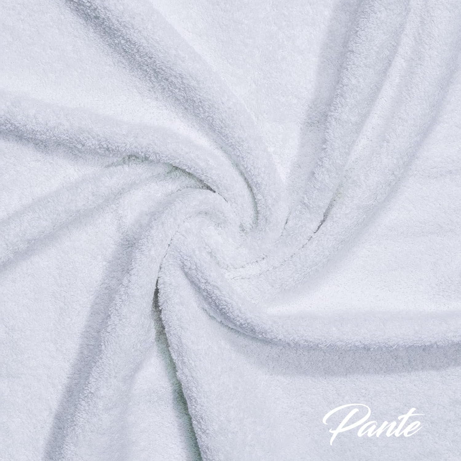 Luxurious 4-Piece Premium Turkish Bath Towels 100% Cotton Towels for Bathroom | Soft, Quick Drying, and Highly Absorbent Bath Towels | 27x54 inches (White)