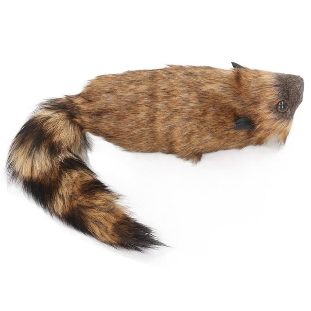 Trucos de juguete de animales de primavera, trucos de juguete de mapache de primavera, trucos de escenario, actuación en el escenario del mapache de primaver