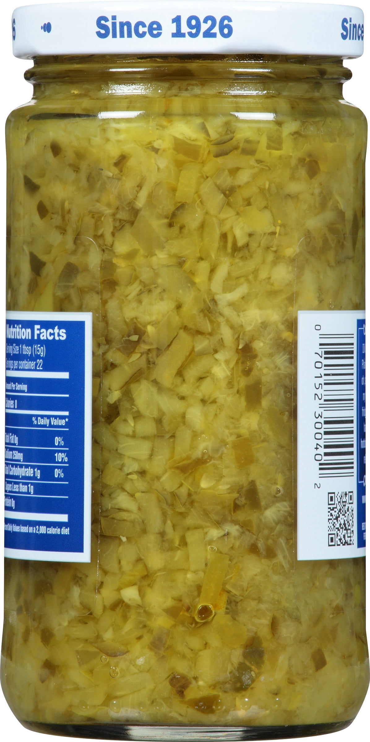 Del-Dixi Dill Relish, 12 oz Jar