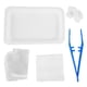 thumbnail image 1 of Kit médico desechable para el cuidado de heridas, bolitas de algodón, pinzas de plástico, suministros para el cuidado de heridas, apósitos antiadherentes para emergencias en el hogar, 1 of 8